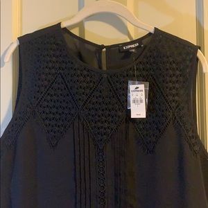 NWT Express Appliqué Blouse